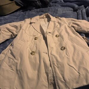 Zara Cream Trench Coat